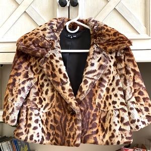 Bebe Faux Fur Coat